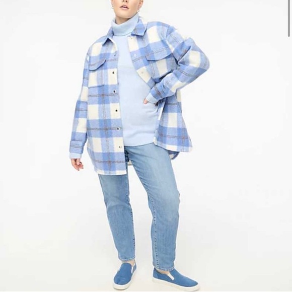 J CREW Longline Shirt Jacket - Picture 4 of 16